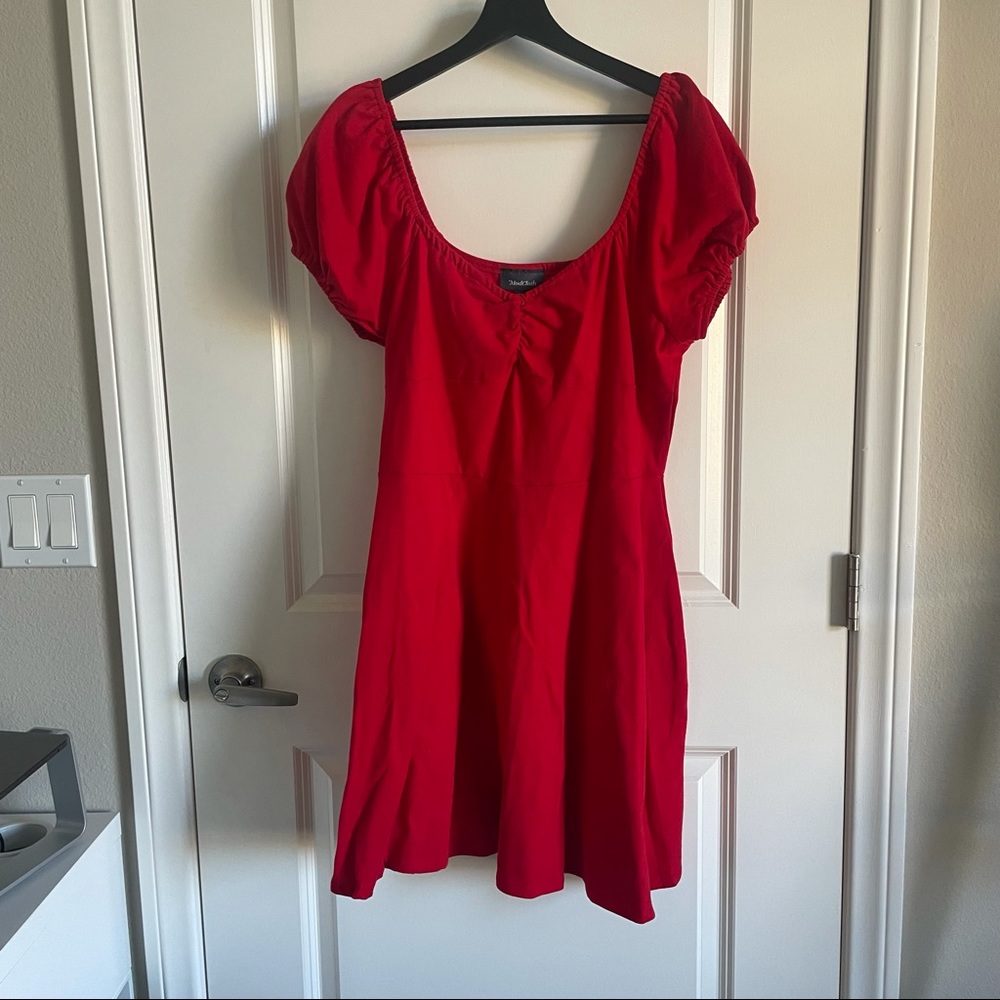 Modcloth Red Capsleeve Dress